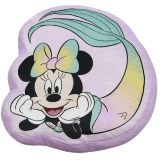 Dětský tvarovaný 3D polštář Minnie Mořská panna