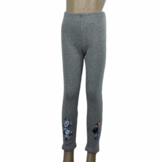 Dívčí zimní legíny Frozen Anna Elza Olaf šedé