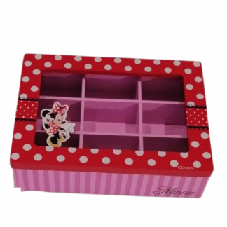 Dřevěná šperkovnice Minnie 18x14x5