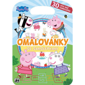Omalovánky se samolepkami Peppa Pig