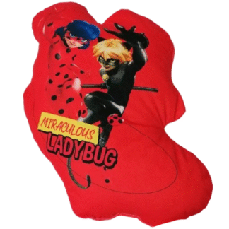 Tvarovaný 3D polštář Kouzelná Beruška a Černý kocour