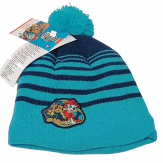 Chlapecká zimní čepice Tlapková patrola tyrkys