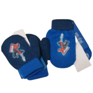 Chlapecké palcové rukavice Spiderman modré