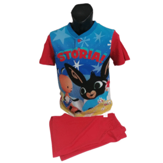 Chlapecké letní pyžamo Bing červené