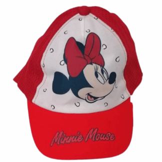Dívčí kšiltovka Minnie červená
