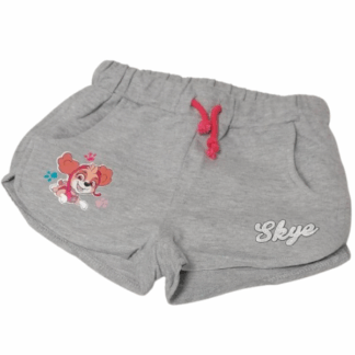 Dívčí šortky Tlapková patrola šedé
