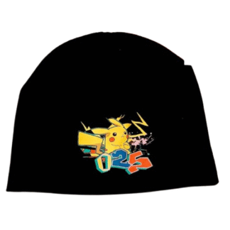 Dětská čepice jaro/podzim Pokémon černá