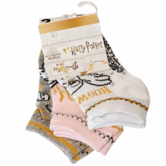 Dívčí kotníkové ponožky Harry Potter 3pack