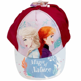Dívčí kšiltovka Frozen Anna a Elza tm.
