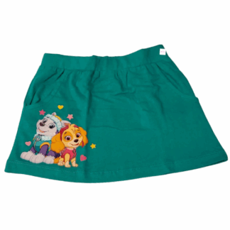 Dívčí sukně Tlapková patrola zelená