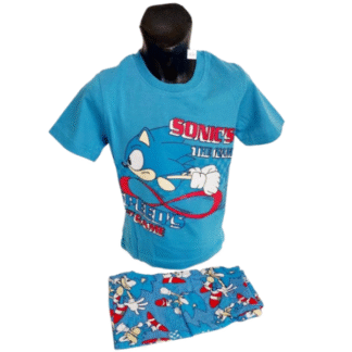 Dětský letní set/pyžamo Sonic modré