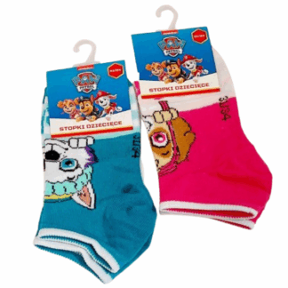 Dívčí kotníkové ponožky Tlapková patrola
