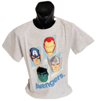 Chlapecké tričko Avengers šedé