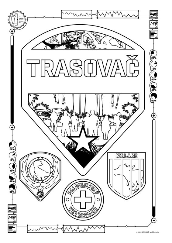 Jurský svět - Mega omalovánky a aktivity - Obrázek 4