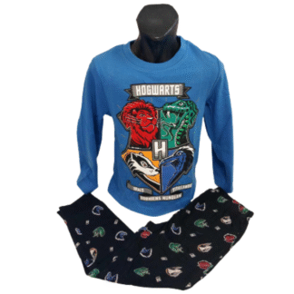 Chlapecké pyžamo dl.rukáv Harry Potter modré