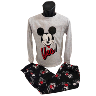 Chlapecké pyžamo dl.rukáv Mickey šedé
