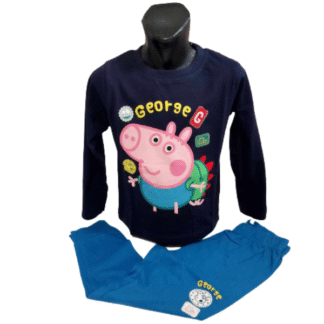 Chlapecké pyžamo dl.rukáv Peppa Pig modré