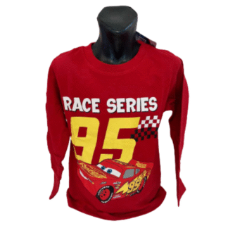 Chlapecké tričko dl.rukáv Cars 95 červené