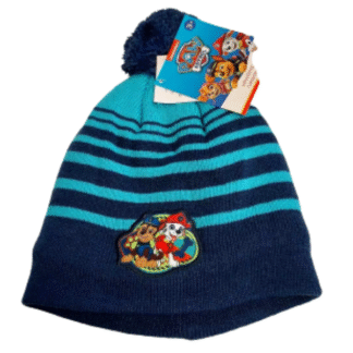 Chlapecká zimní čepice Tlapková patrola modrá