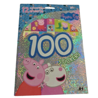 100 samolepek s omal. listy Peppa Pig
