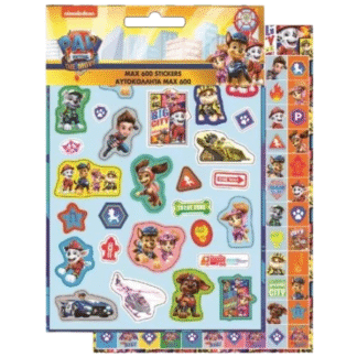 Dětské samolepky Tlapková patrola II 600ks