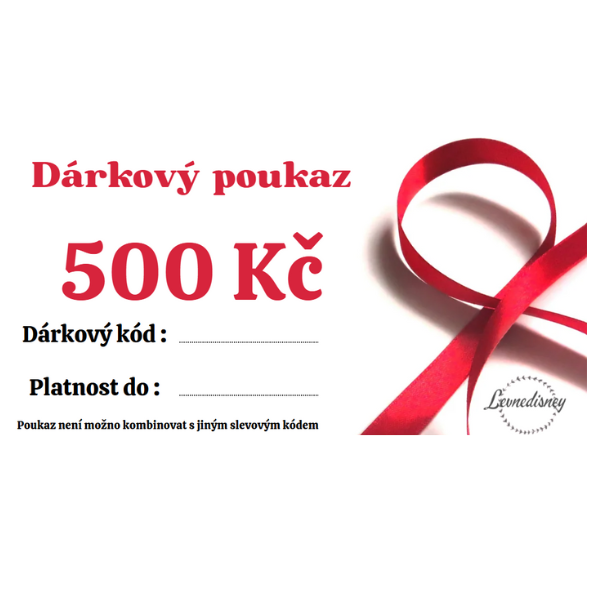 Dárkový poukaz 500Kč