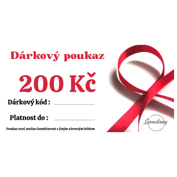 Dárkový poukaz 200Kč