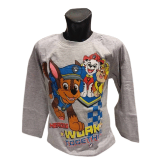 Chlapecké tričko dl. rukáv Tlapková patrola š.