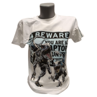 Chlapecké tričko Jurassic park bílé v.158