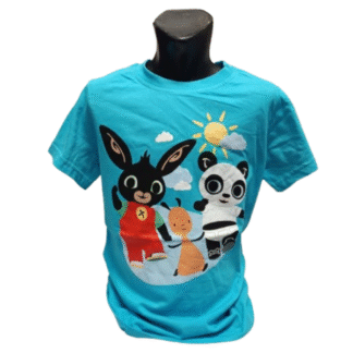 Chlapecké tričko Bing s kamarády tyrkys