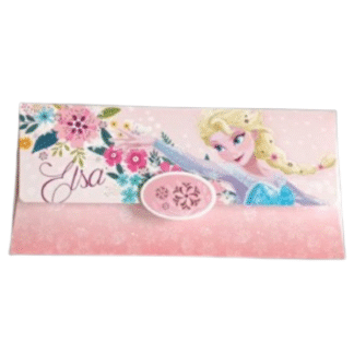 Obálka na peníze Frozen růžová