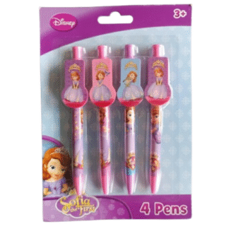 Dětské kuličkové pero Sofie 4ks