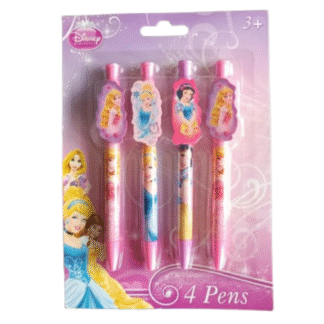 Dětské kuličkové pero Princezny 4ks