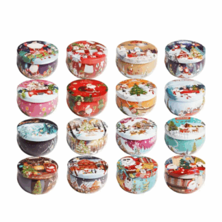 Plechové dózy na svíčky