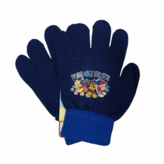 Dětské prstové rukavice Tlapková patrola tm.modré