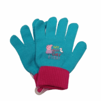 Dívčí prstové rukavice Peppa Pig z.