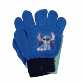 Dětské prstové rukavice Stitch modré