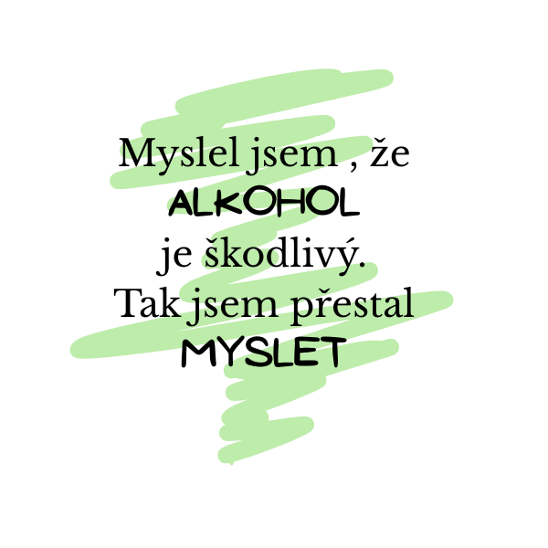 Hrnek Myslel jsem že alkohol škodí zdraví tak jsem přestal myslet - Obrázek 3