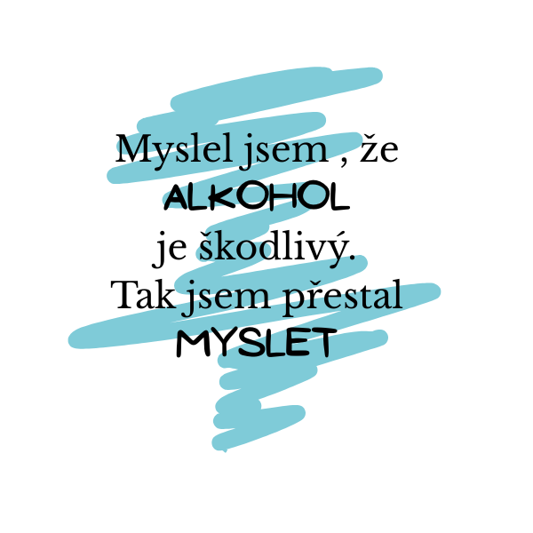 Hrnek Myslel jsem že alkohol škodí zdraví tak jsem přestal myslet - Obrázek 2